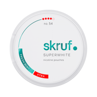 Skruf Superwhite no.54 Fresh Mint Xtra Strong